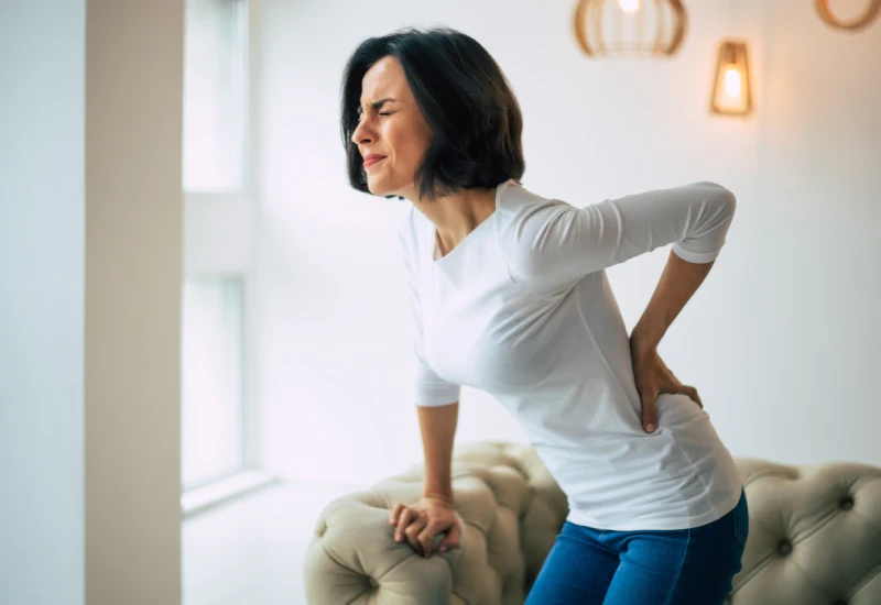 Sudden lower back pain female